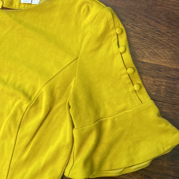 Boden Mustard Jersey Dress - Picture 2 of 8